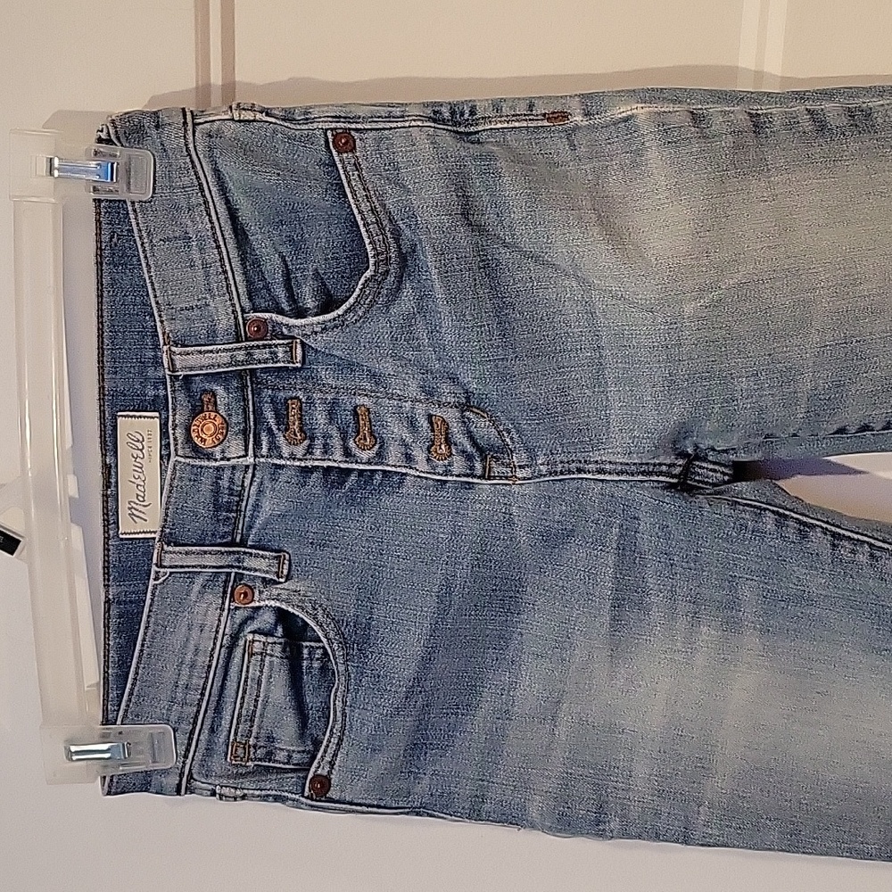 Madewell high rise crop button fly jeans size 25 - Picture 2 of 9